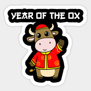 Ox Zodiac Sticker